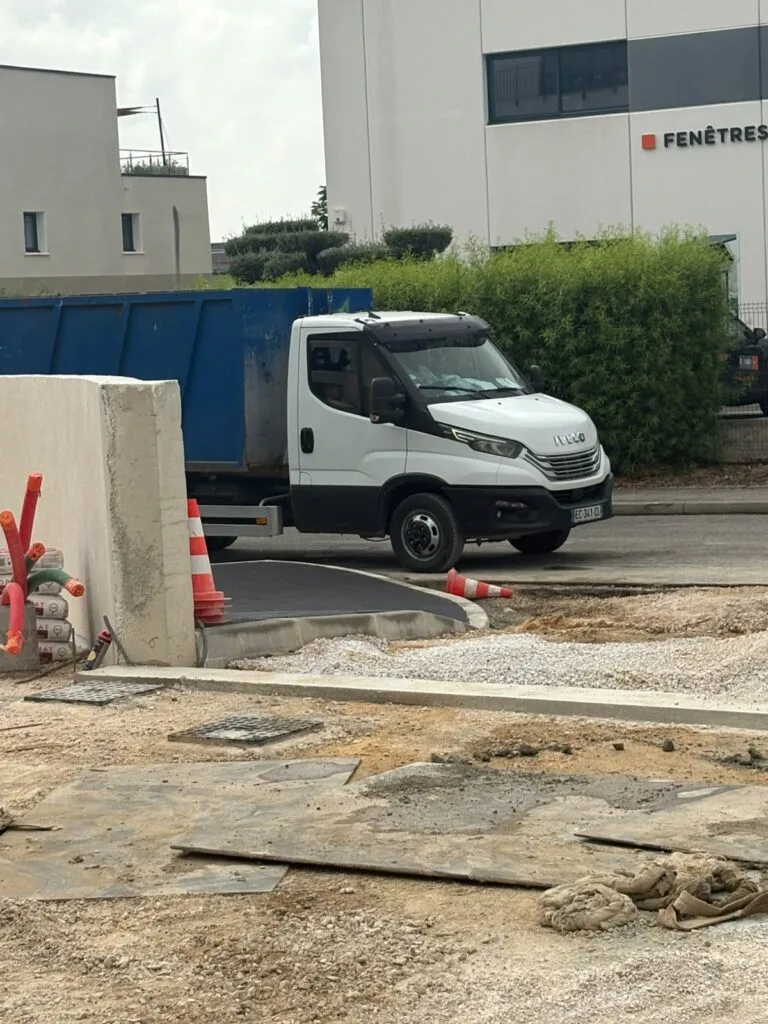 Benne pour débarras particulier